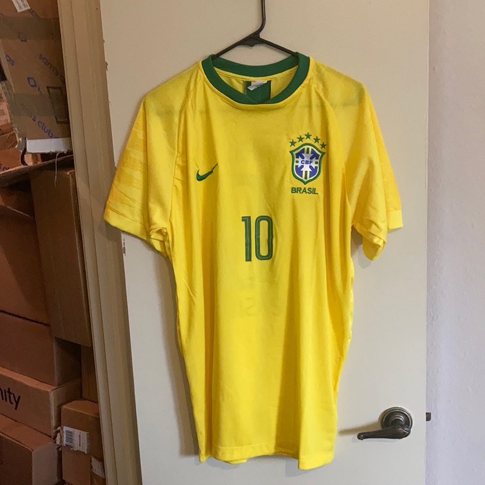 Brasil National Team Neymar JR Soccer Jersey